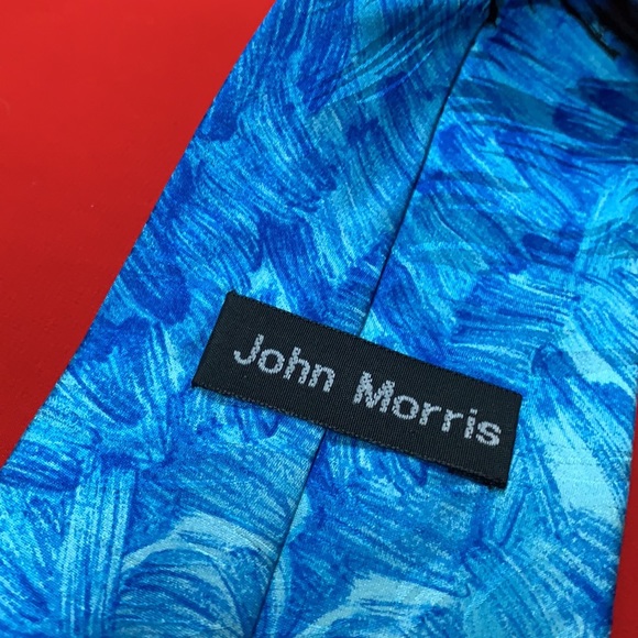 John Morris silk Van Gogh tie - Picture 3 of 4